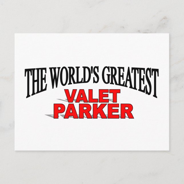Carte Postale Le plus grand Valet Parker du monde (Devant)
