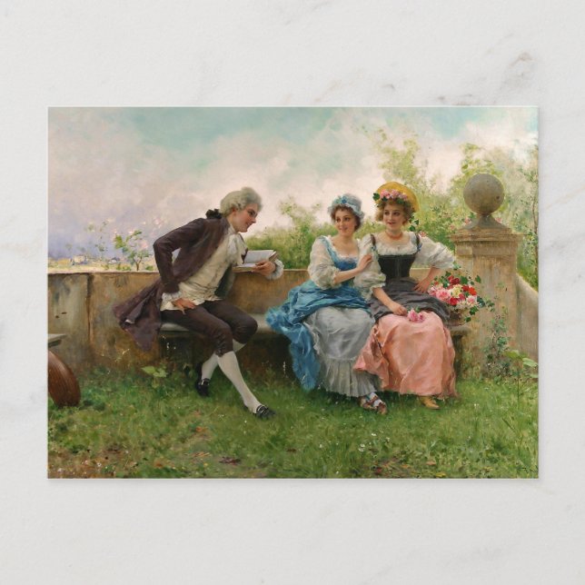 Carte Postale Le poème (Devant)