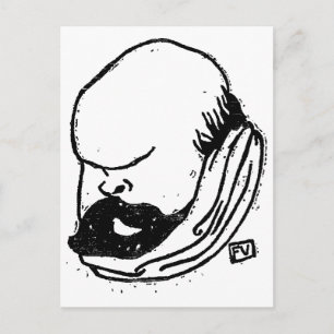 Carte Postale Le poète français Paul Verlaine par Felix Vallotto