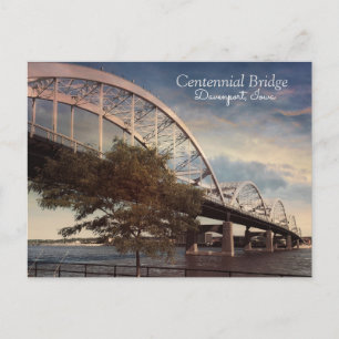 Carte Postale Le pont du Centenaire à Davenport, Iowa