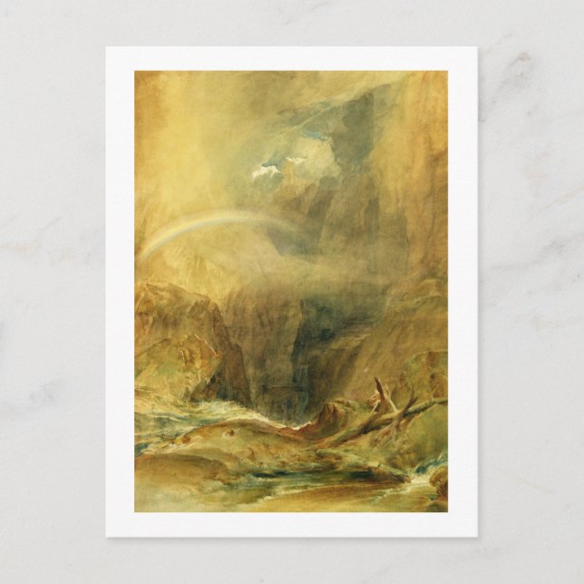 Carte Postale Le pont du diable, passage de St Gotthard, c.1804 (Devant)