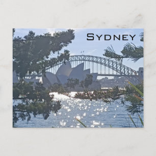 Carte Postale Le pont du port de Sydney et l'opéra