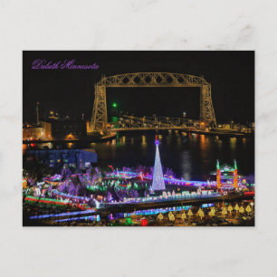 Carte Postale Le pont élévateur aérien et Bentleyville Minnesota