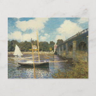 Carte Postale Le pont routier d'Argenteuil par Claude Monet