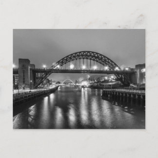 Carte Postale Le pont Tyne de nuit