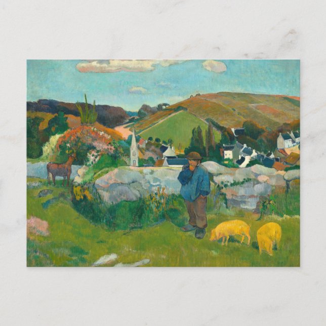 Carte Postale Le Porcher | Paul Gauguin (Devant)