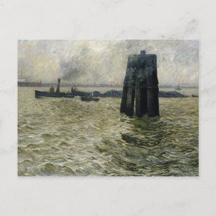 Carte Postale Le port de Hambourg, 1894