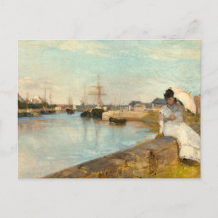 Carte Postale Le port de Lorient par Berthe Morisot