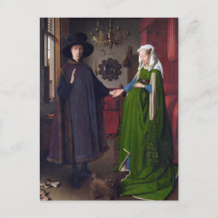 Carte Postale Le portrait d'Arnolfini par Jan van Eyck