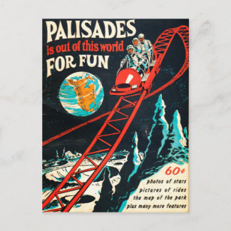 Carte Postale Le poster vintage des Palisades