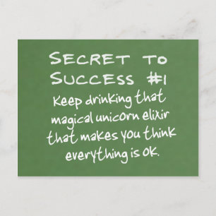 Carte Postale Le pouvoir de la pensée positive