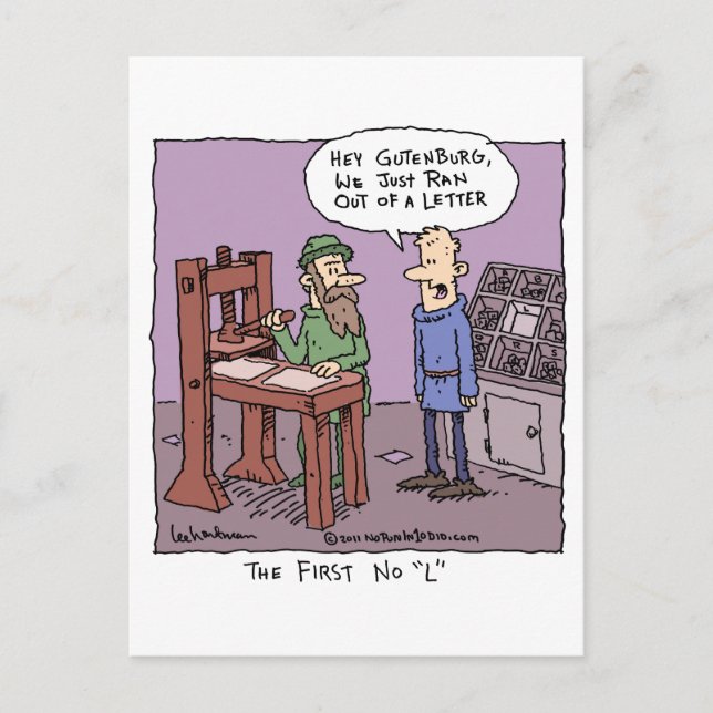 Carte Postale Le premier non "L" (Devant)