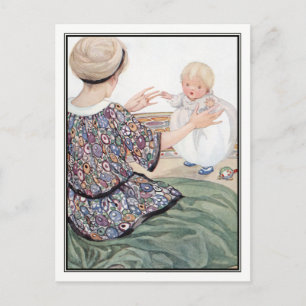 Carte Postale Le premier pas du bébé par Anne Anderson