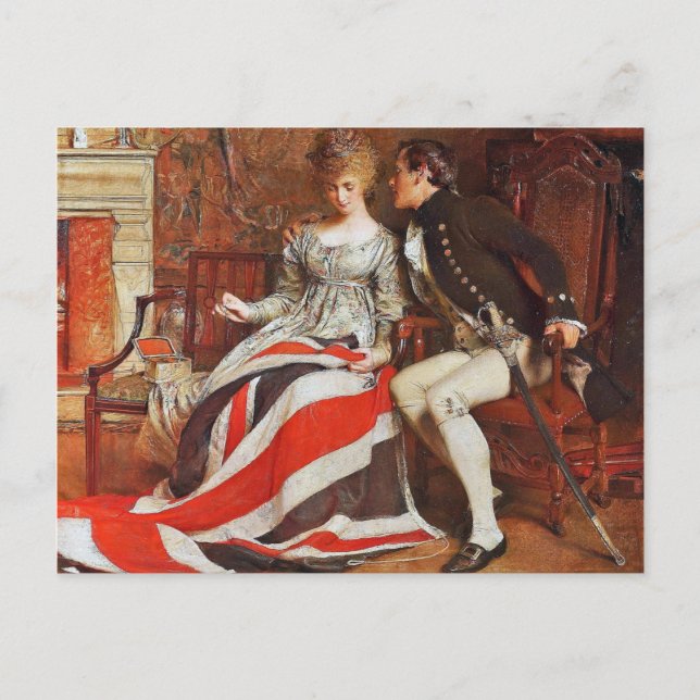 Carte Postale Le premier Union Jack (Devant)