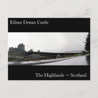 Carte Postale Le présent et le passé, les Highlands ~ Scotl...