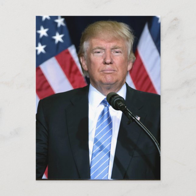 Carte Postale Le Président Donald Trump (Devant)