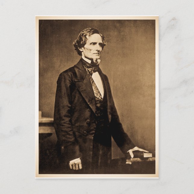 Carte Postale Le président du sud Jefferson Davis (Devant)