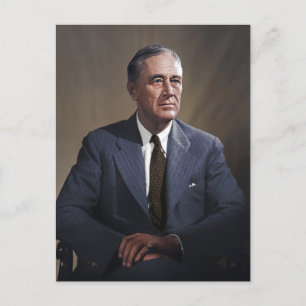 Carte Postale Le président Franklin D. Roosevelt
