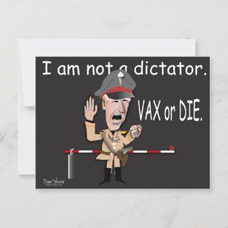 Carte Postale Le président Joe n'est pas un dictateur