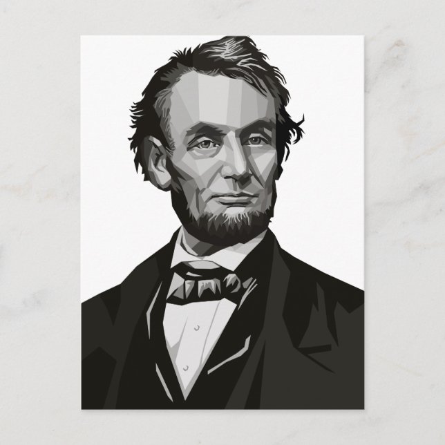 Carte Postale Le président Lincoln (Devant)