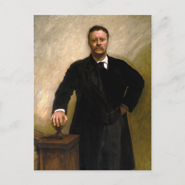 Carte Postale Le président Theodore Roosevelt John Singer Sargen (Devant)