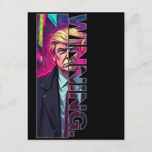 Carte Postale Le président Trump - GAGNANT