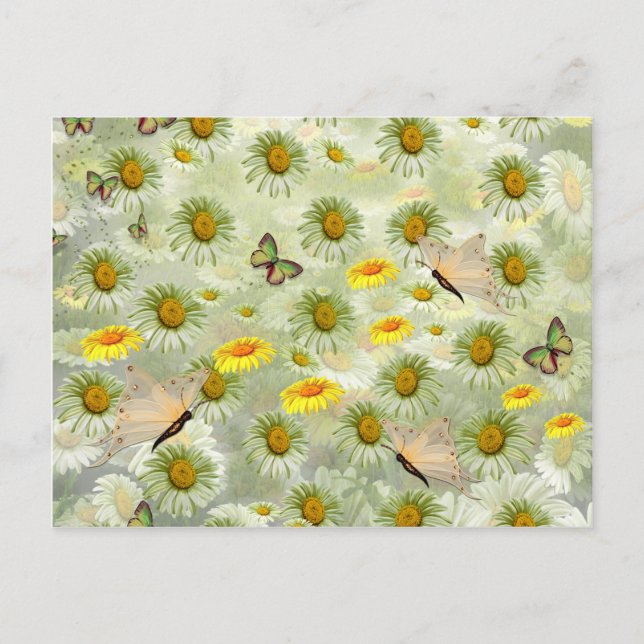 Carte Postale Le printemps est arrivé (Devant)