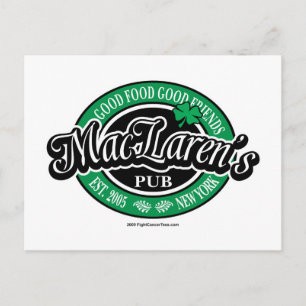 Carte Postale Le pub de MacLaren