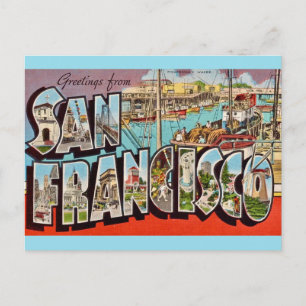 Carte Postale Le quai des pêcheurs de San Francisco