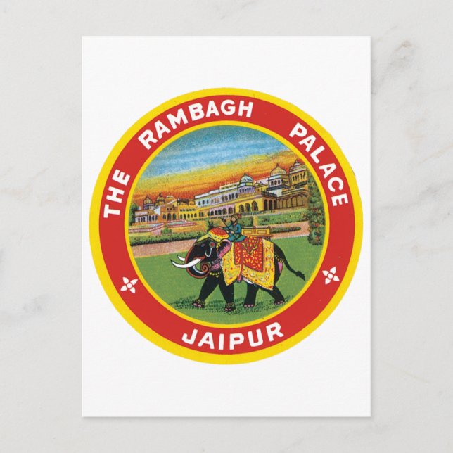Carte Postale Le Rambagh Palace Jaipur (Devant)