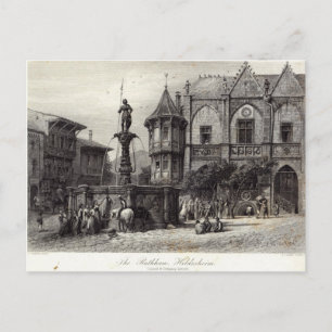 Carte Postale Le Rathhaus, Hildesheim