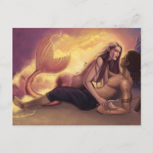 Carte Postale Le rattrapage des sirènes (Devant)