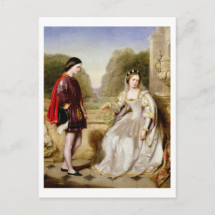 Carte Postale Le refus (huile sur toile)