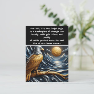 Carte Postale Le regard de l'aigle : Sommet, Profond, Azur