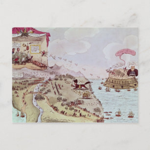 Carte Postale Le renard et l'oie; ou Boney Broke Loose