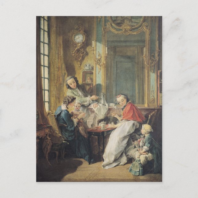 Carte Postale Le repas de l'après-midi, 1739 (Devant)