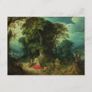 Carte Postale Le reste du vol vers l'Egypte