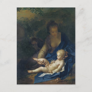 Carte Postale Le reste du vol vers l'Egypte, 1706