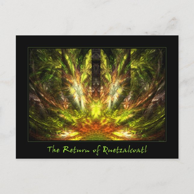 Carte Postale Le retour de Quetzalcoatl (Devant)