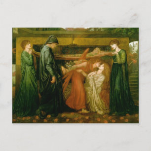 Carte Postale Le rêve de Dante by Dante Gabriel Rossetti
