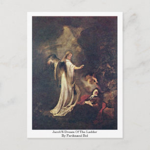 Carte Postale Le Rêve De Jacob De L'Échelle Par Ferdinand Bol
