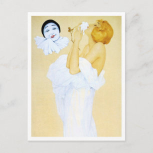 Carte Postale Le Rêve de Pierrot - de la série L'Amour de Pierro