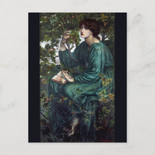 Carte Postale Le rêve du jour par Dante Gabriel Rossetti