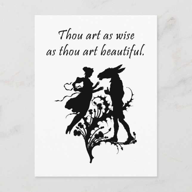 Carte Postale Le rêve d'une nuit d'été (Devant)