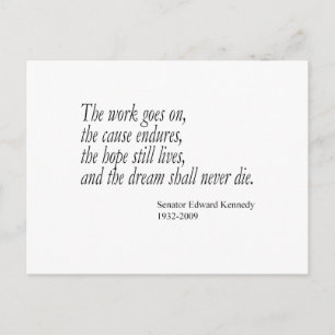 Carte Postale Le rêve ne mourra jamais...