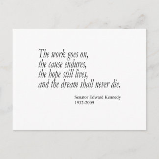 Carte Postale Le rêve ne mourra jamais...