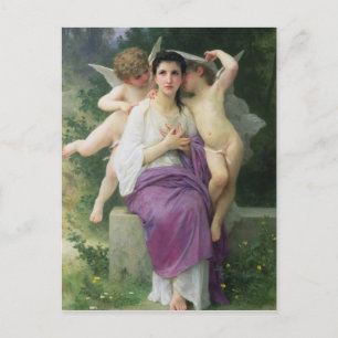 Carte Postale Le réveil du coeur, 1892