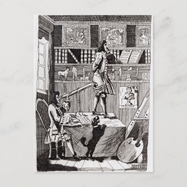 Carte Postale Le Richardson compliqué, 1724 (Devant)