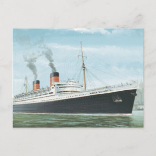 Carte Postale Le RMS Queen Elizabeth