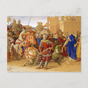 Carte Postale Le roi Arthur et les chevaliers de la table ronde